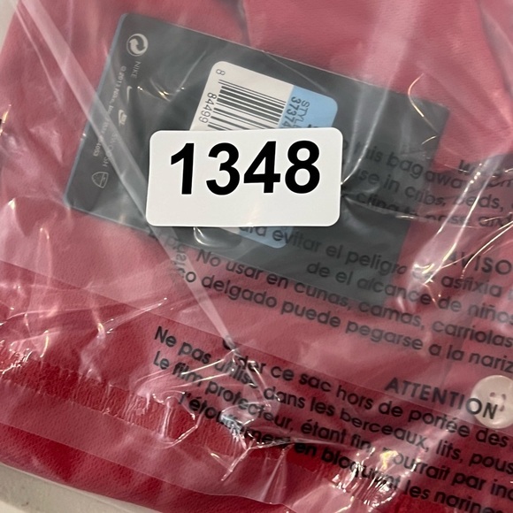 NWT Nike Golf Medium Classic Red Swoosh Logo Sunday Red Tiger Woods Dri-Fit Polo - Picture 9 of 11